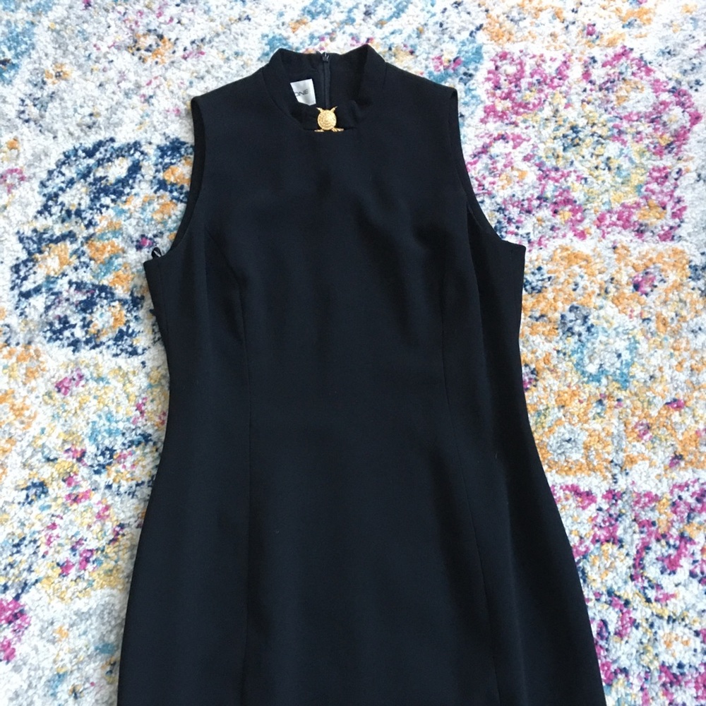 EVAN PICONE-VINTAGE JEWEL COLLAR LONG COCKTAIL DRESS